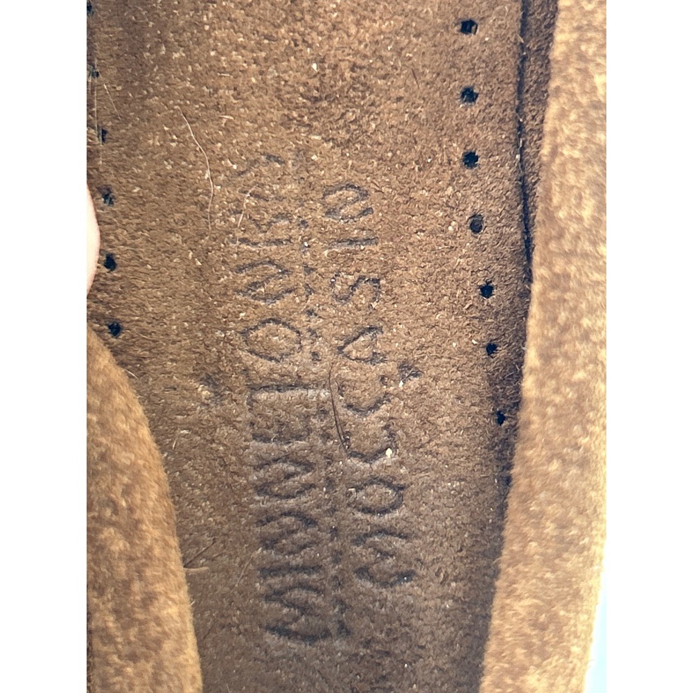 Minnetonka Kiltie Moccasin Suede Brown Fringe Slip On Shoes Womens 6 402 - Picture 6 of 8